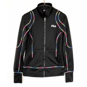 FILA | Women's Multicolored Black Track Jacket